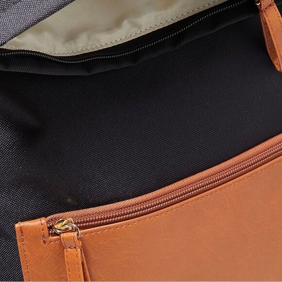 DSW Black and Brown Backpack, NWT - Picture 6 of 6